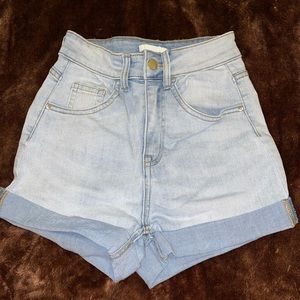 High waisted shorts
